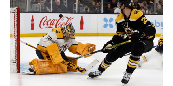 Le jeu orchestré des Predators de Nashville met fin à la séquence de sept victoires consécutives des Bruins de Boston
